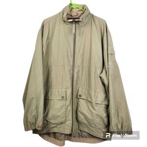 Timberland Mens Weather Gear Full Zip Bomber Jacket Size Medium